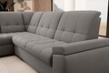 Coltar extensibil stanga 3 locuri ELTAP, LT-04LO, Sado, 272x192x95 cm, lemn/poliester, gri
