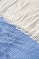 Cuvertura matlasata dubla, Muslin - Light Blue, DC Home, Bumbac 
