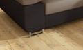Coltar extensibil dreapta 4 locuri, ELTAP, Anton, 272x203x85 cm, lemn/poliester, maro/maro inchis