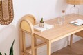 Birou, Howard, Nala 130, 130x73 cm, Corp din 100% lemn de frasin, Natural