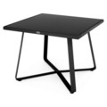 Set mobilier gradina/terasa Milano, 5 piese, aluminiu/poliester, gri/alb