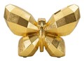Vaza decorativa Butterfly, Mauro Ferretti, 22.5x8x15 cm, polirasina, auriu