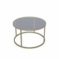 Masuta de cafea, Hanah Home, Royal, Auriu