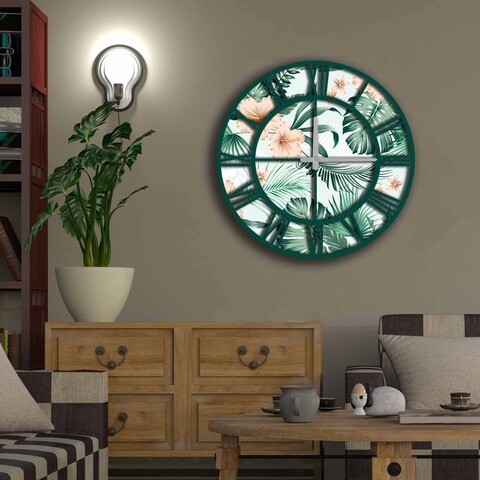Ceas de perete, 5050ms-091, mdf, ø50 cm, multicolor