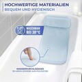 Covoras pentru cada cu perna lombara Maximex, Bath, 80x40x2 cm, poliester, albastru