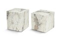 Set masute 2 piese, Nordure, Küp Set, MDF , Marmura Freesia
