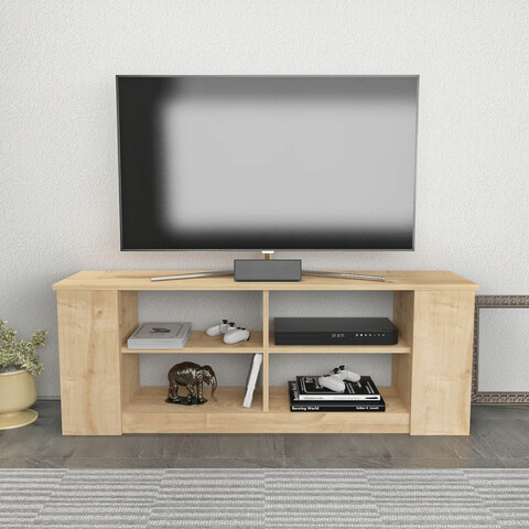 Comoda TV, Retricy, Space, 140x35x51.8 cm, PAL, Maro mezoni.ro