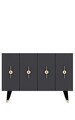 Consola, Olivia, Quart Ramada, Aur/Antracit
