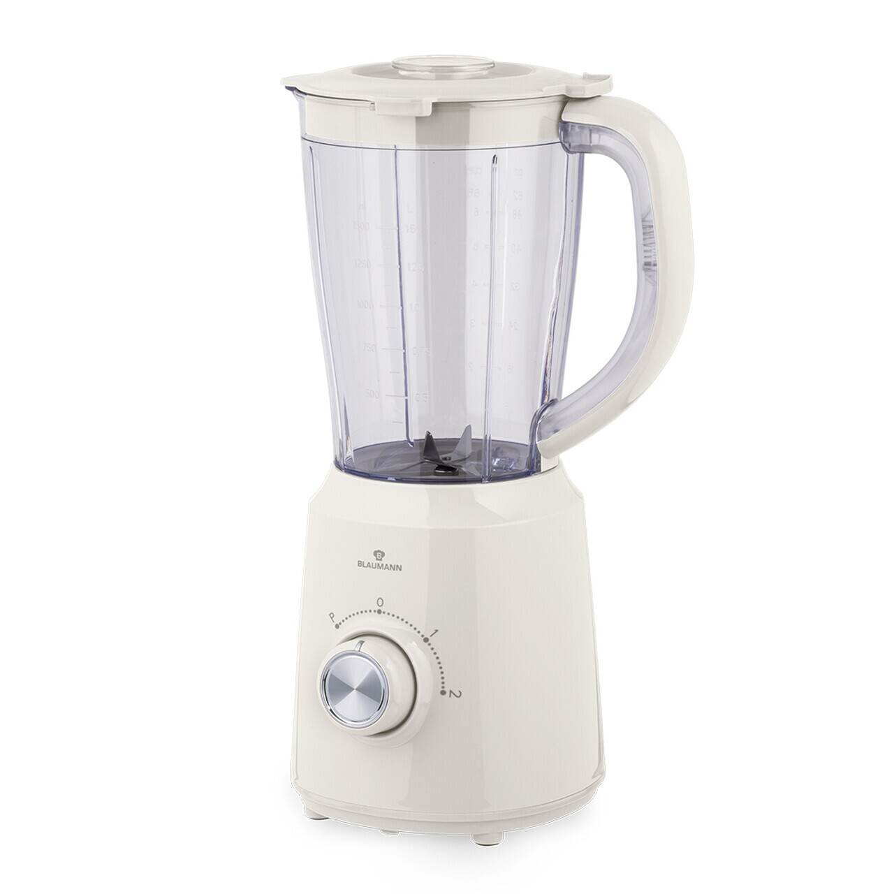 Blender de masa Blaumann, Blaumann Cream, 500W, 1.5 L, plastic/inox, crem/transparent - view 6