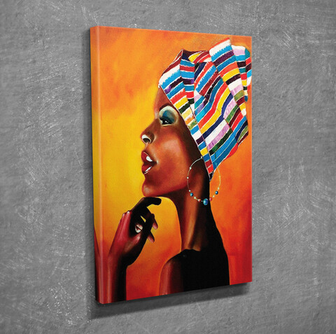 Tablou decorativ, dc328, canvas, lemn, multicolor