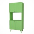 Bufet RF.110.001.004, Gauge Concept, 60x32x135 cm, PAL, verde deschis