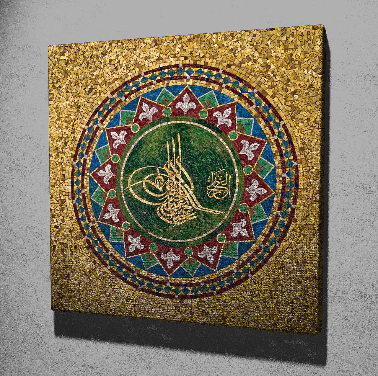 Tablou decorativ, KC075, Dimensiune: 45 x 45 cm, Multicolor