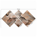 Set 4 tablouri decorative, 4MDF2453407, MDF, Imprimat UV, Multicolor