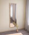 Oglinda decorativa, Siam, Tessa, 50x160x2.2 cm, MDF , Natural