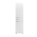 Dulap multifunctional Chad, Pakoworld, 45x40x188 cm, PAL melaminat, alb lucios