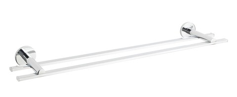 Suport prosoape de baie, wenko, uv-loc, isera, 59.5 x 5 x 12 cm, metal, gri