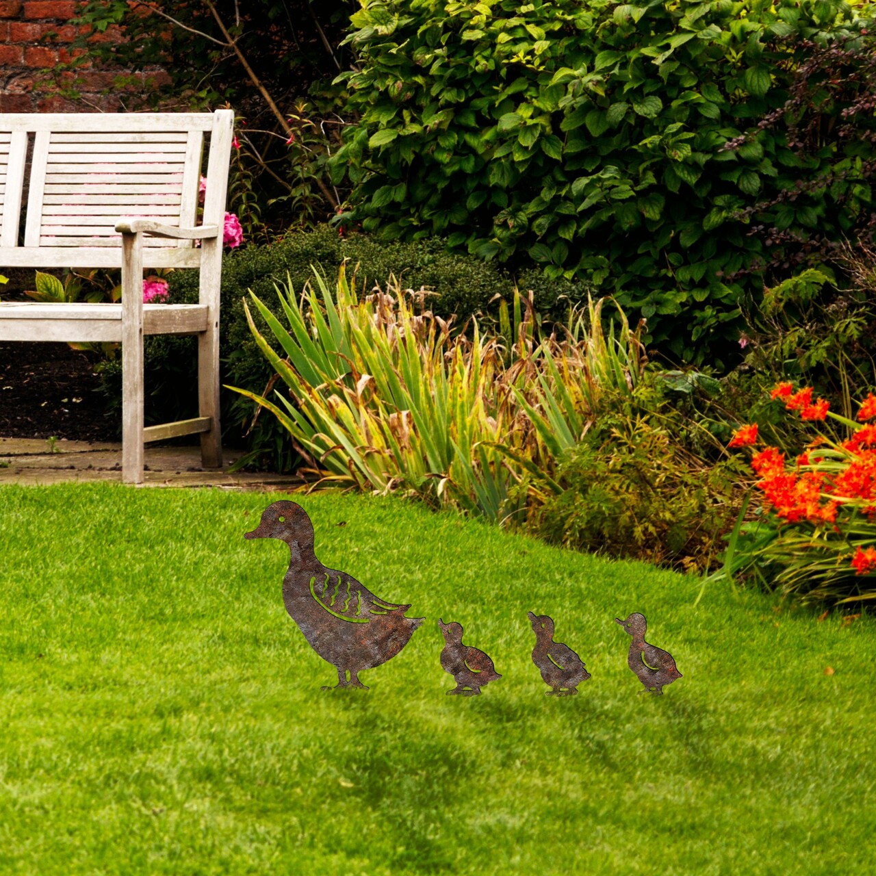 Obiect decorativ de grădină, Fam 08, Maro antichizat - imagine 2