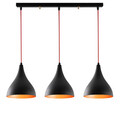 Lustra, Alby, 525NOR1639, Metal, Negru/Rosu