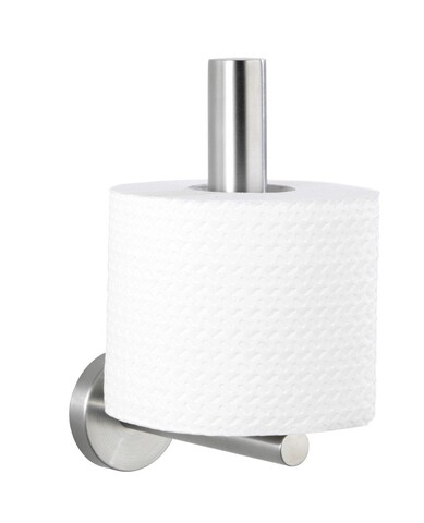 Suport pentru hartie igienica, wenko, bosio, 8 x 12.5 x 18 cm, inox, gri