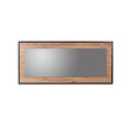 Oglinda decorativa Quantum Idea, Sapphire, 150x60 cm, natural/negru
