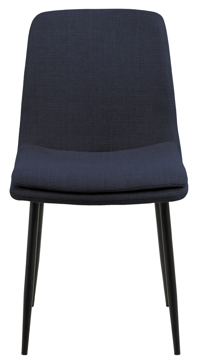 Scaun Becca, Actona, 46x55x85.5 cm, tesatura structurata/otel, albastru inchis - view 8