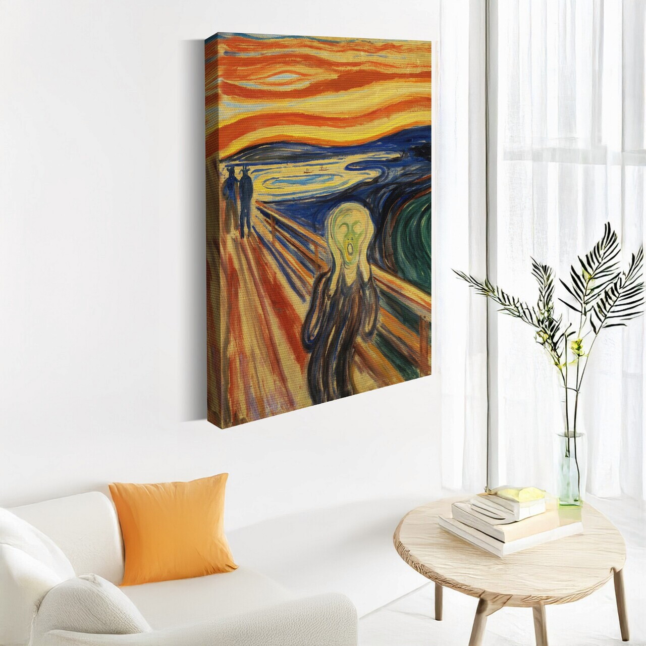 Tablou decorativ, BAS-YAP-1025, Dimensiune: 60 x 90 cm, Multicolor