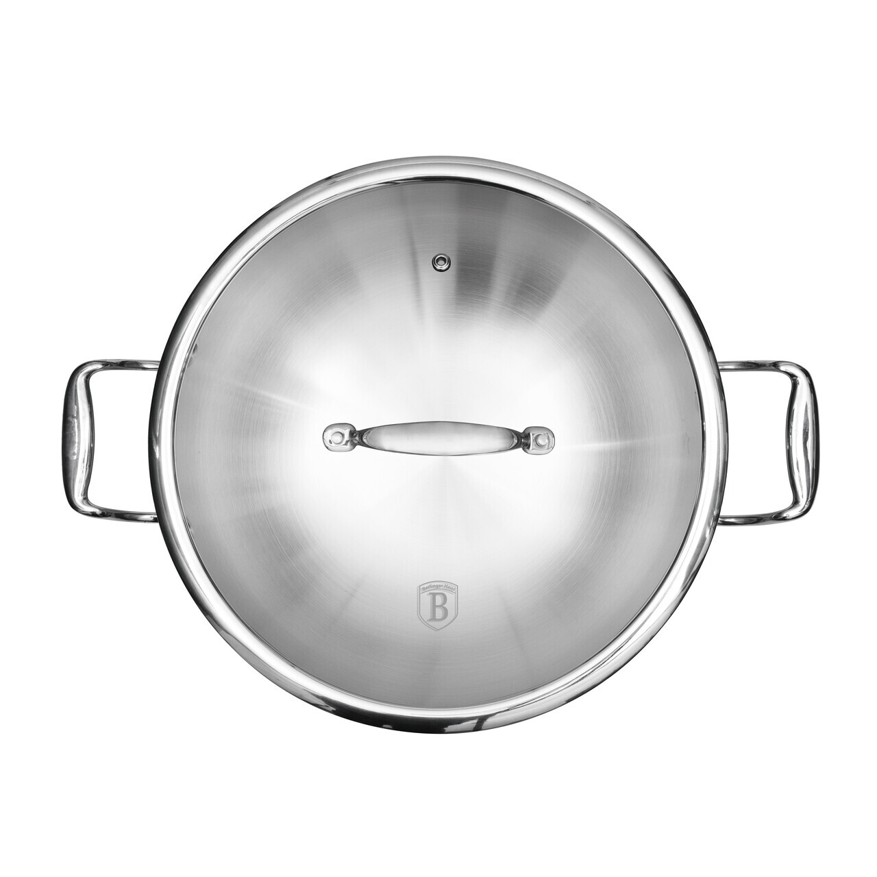 Tigaie Wok cu capac Berlinger Haus, Copper Touch, 28 cm, inox, argintiu - imagine 4