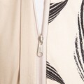 Lenjerie de pat King Size, Felicity, Homla, 3 piese, 200x220 cm, microfibra din poliester, bej/negru