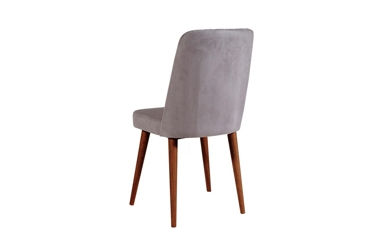 Set masa extensibila si scaune, 3 piese, Hanah Home, Vina 0701, Nuc / Gri - imagine 8