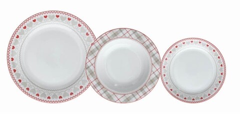 Serviciu de masa, 18 piese, Tognana, Olimpia Brunico, portelan, multicolor Bucatarie