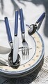 Set tacamuri 24 piese, Villeroy & Boch, Play!, inox, albastru