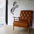 Decoratiune de perete, Wild Horse, Metal, Dimensiune: 50 x 20 cm, Negru