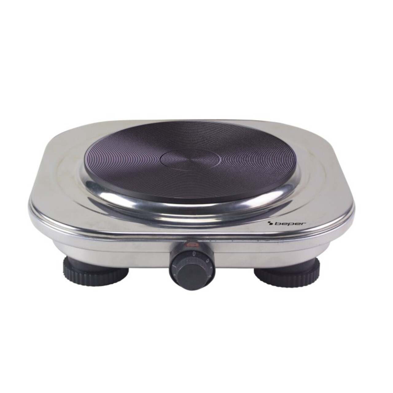 Plita electrica Beper, 18.5 cm, 1500 W, otel/plastic, negru/argintiu - view 5