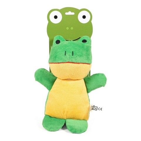 Jucarie de plus pentru caini frog, gloria, 20 cm, poliester