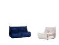 Canapea 2 locuri, Atelier del Sofa, 560ARE5219, Frame: No Frame Fountain Support With Chipboard, Albastru
