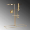 Suport pentru bijuterii, TK-006, 40x41x15 cm, Metal, Auriu