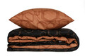 Lenjerie de pat pentru o persoana (FR), Dawn - Copper, Cotton Box, Bumbac Ranforce