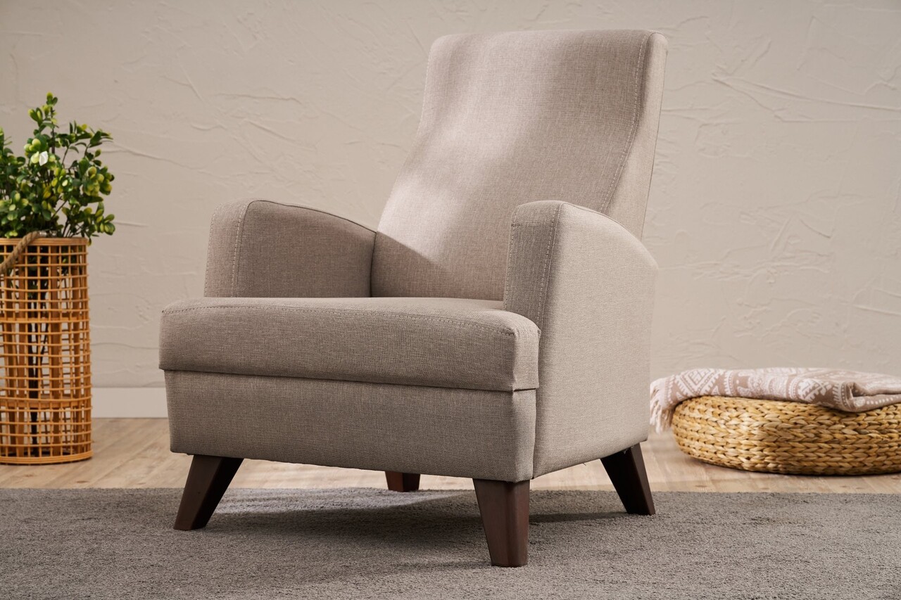 Fotoliu, Atelier del Sofa, 825BLC5243, Lemn, Bej - view 2