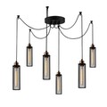 Lustra, Alby, 525NOR1462, Metal, Negru/Bronz