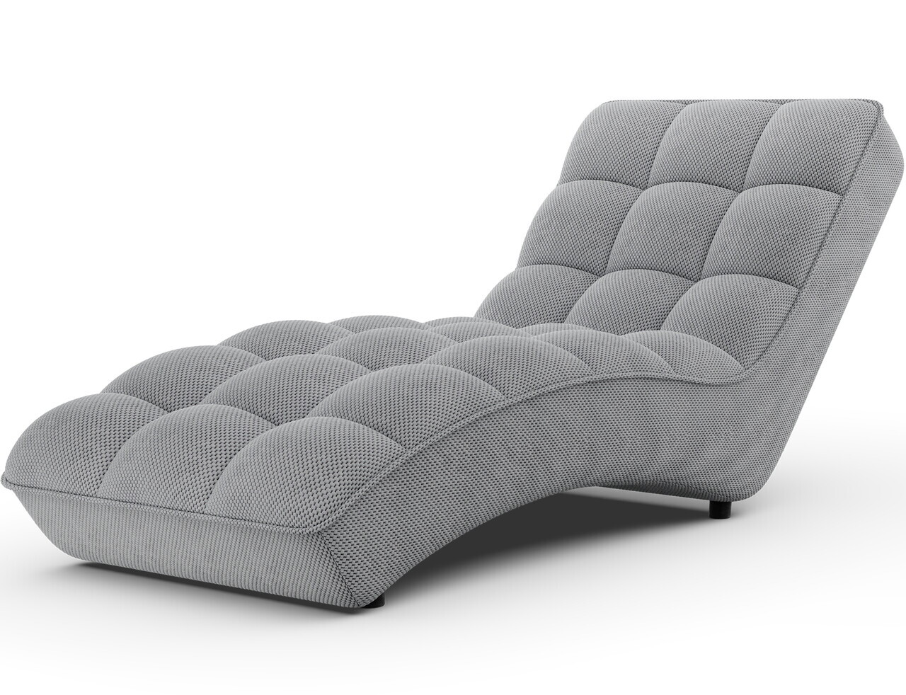 Sezlong living ELTAP, LOR-04CAL, Loren, 170x85x85 cm, poliester, gri deschis - view 4