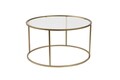 Masuta de cafea, Nordure, Aurum, Auriu / Transparent