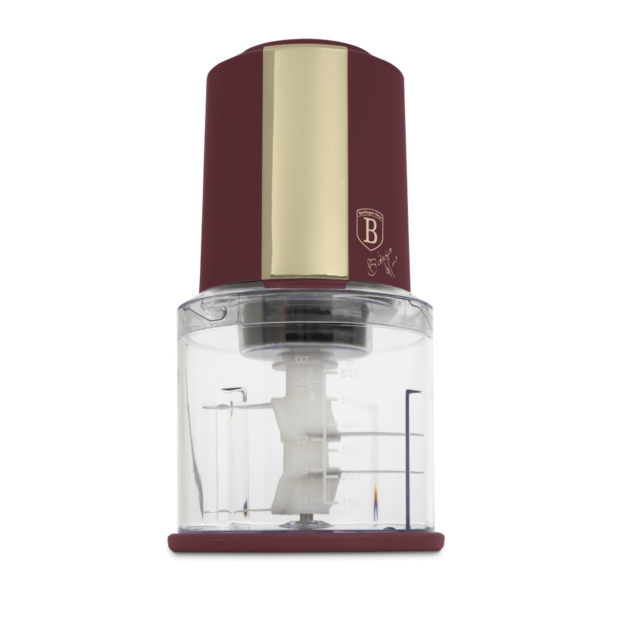 Tocator 2 in 1 Berlinger Haus, Leonardo, 600 ml, plastic, visiniu mat/transparent - imagine 5