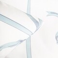 Lenjerie de pat King Size, Vivienne, Homla, 3 piese, 200x220 cm, microfibra din poliester, alb/albastru