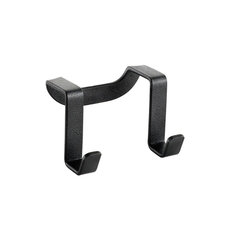 Carlig dublu pentru prosoape de bucatarie, Metaltex, Galileo Lava TouchTherm, 6 x 4 x 4 cm, metal