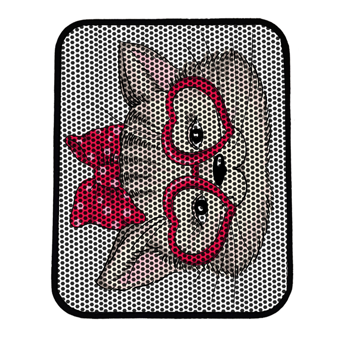 Covoras litiera pentru colectarea granulelor de nisip, Paws &amp; Whiskers, Nrszn0191, 50% PVC/50% poliester, Multicolor - view 2