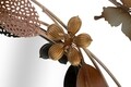 Oglinda decorativa, Mauro Ferretti, Brush, Ø 82 x 4 cm, fier/mdf,sticla, multicolor