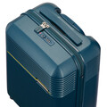 Troler STRIPE S, LINEO, Hedgren, 35x25x55 cm, policarbonat, albastru