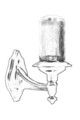Lampa de exterior, Avonni, 685AVN1170, Plastic ABS, Negru
