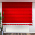 Jaluzea tip rulou, Ruby, Valencia - Red, 150x200 cm, poliester, rosu