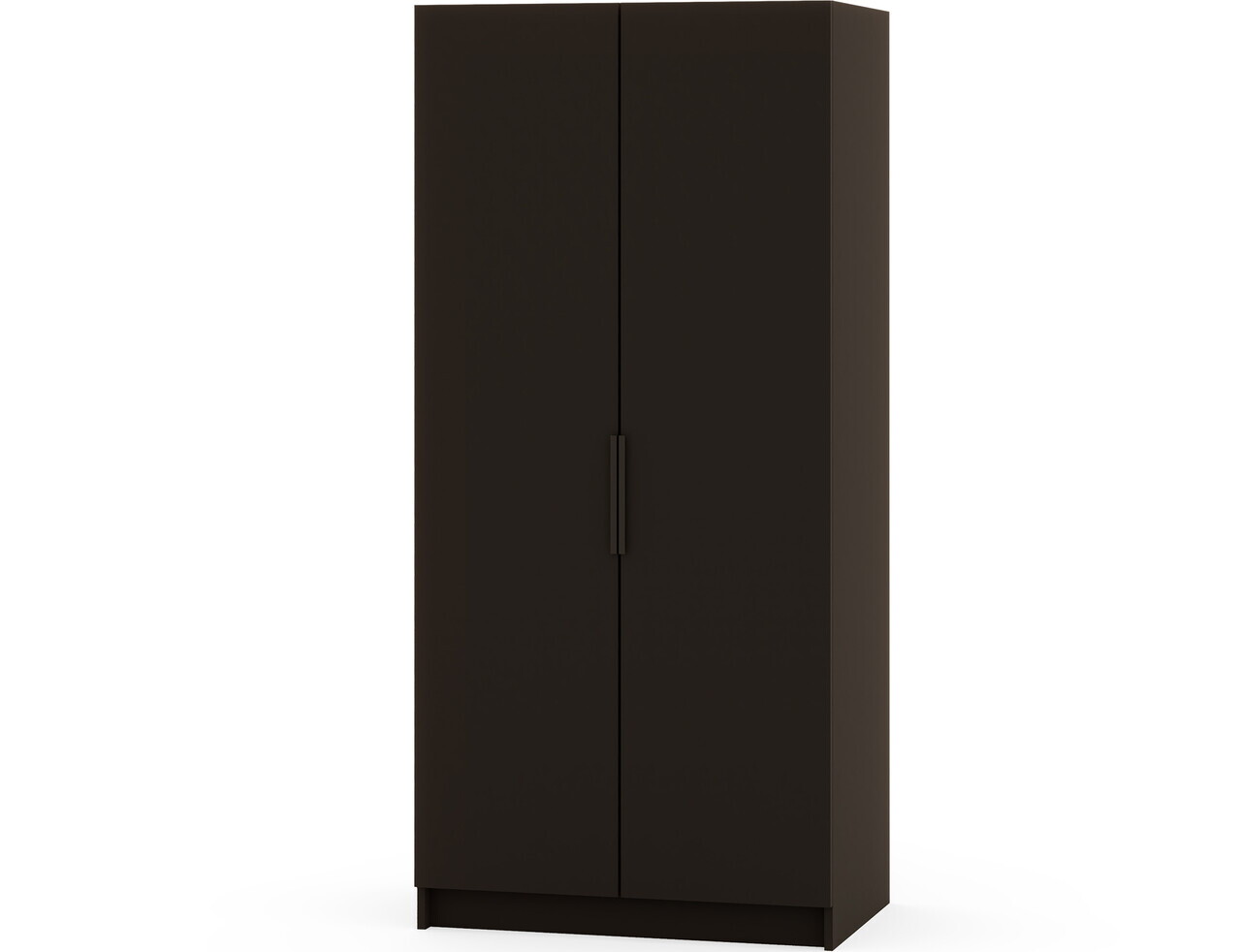 Dulap pentru haine ELTAP, B-SZA100, Mirtillo, 100x60x216 cm, PAL laminat, negru — imaginea 5